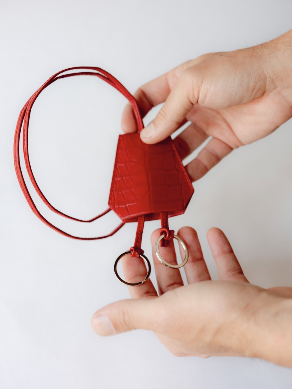 Bell Bag Engine Red Croc
